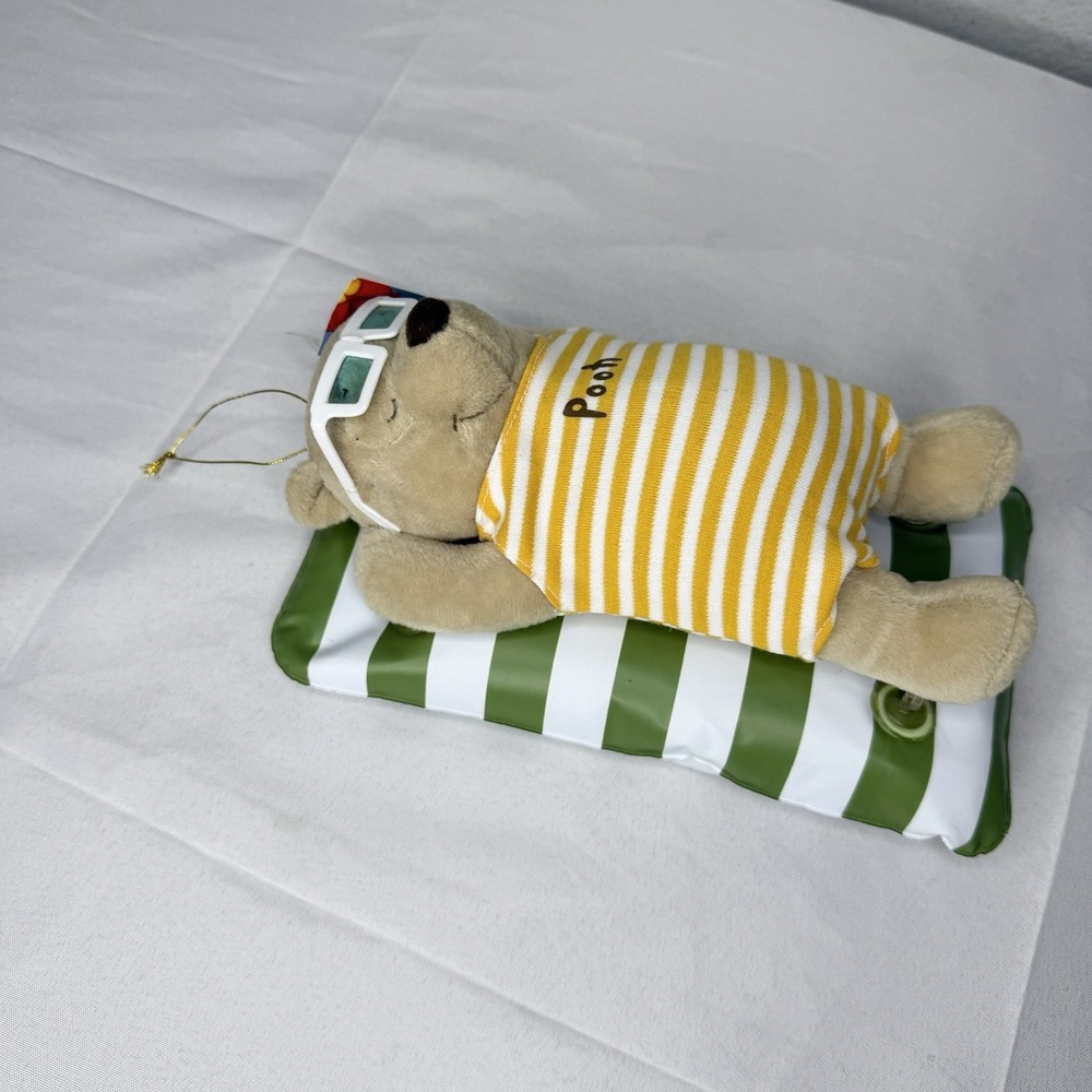 Disney Winnie‎ The Pooh Bear Plush On Floatie Pool Party Float Beach Vacation